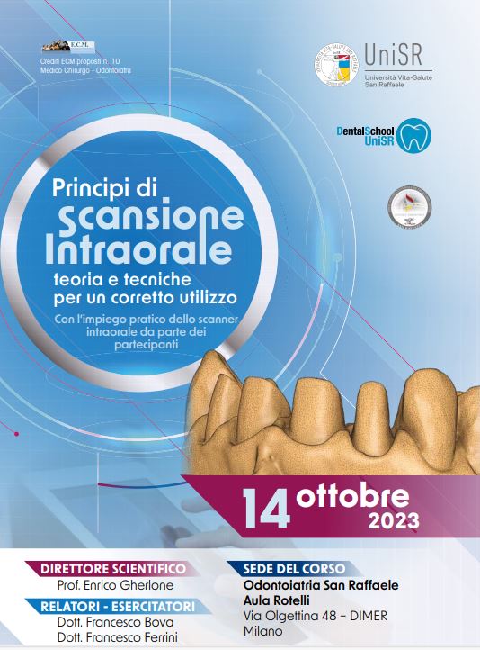 Principi di scansione intraorale, teoria e tecniche per un corretto utilizzo – MILANO